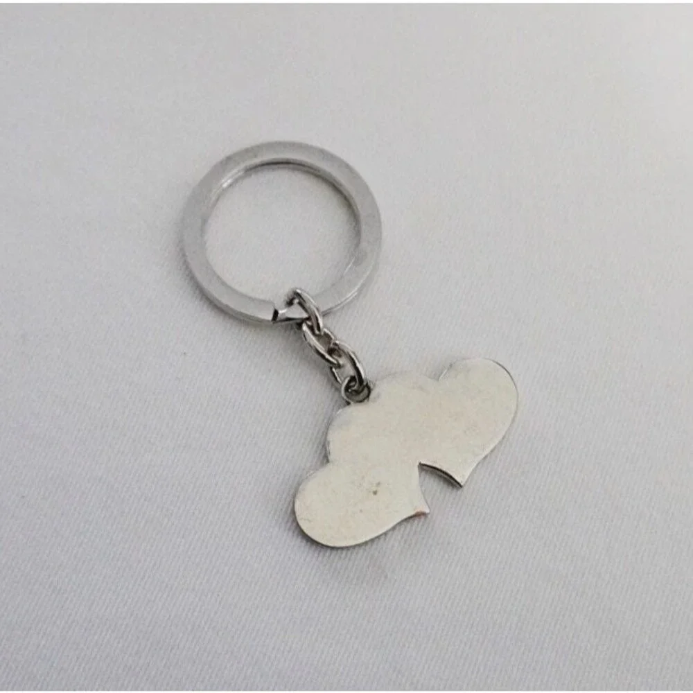 Puppy Love Hearts Keychain Bag Charm - Picture 2 of 4